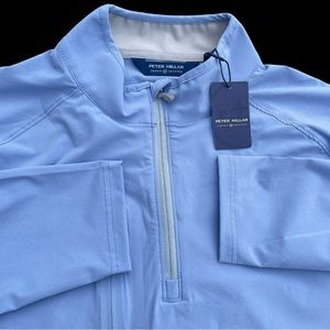 Peter Millar Crown Crafted Flex Adapt Wind Cheater Golf 1/2 Zip Pullover XXL NWT